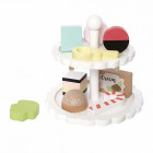 JaBaDaBaDo T263 Деревянный поднос со сладостями