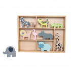 JaBaDaBaDo W7169 Shelf with safari animals