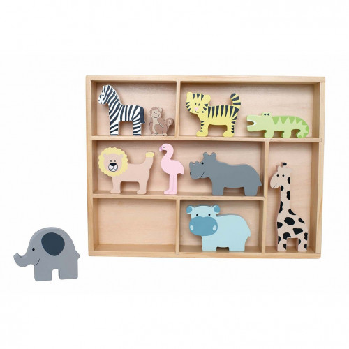 JaBaDaBaDo W7169 Shelf with safari animals
