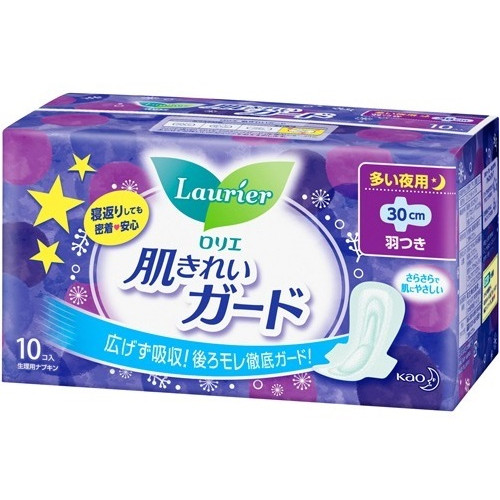 Laurier 4* normal nighttime panty liners with wings  30cm 10pcs
