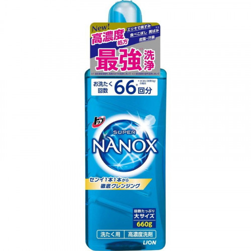 Lion "Top Super Nanox" concentrated liquid laundry detergent 660g