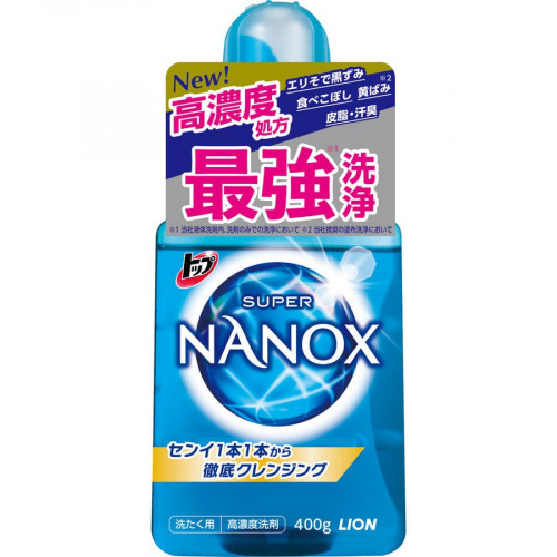 Lion Тop Super Nanox high concentration laundry detergent liquid 400g