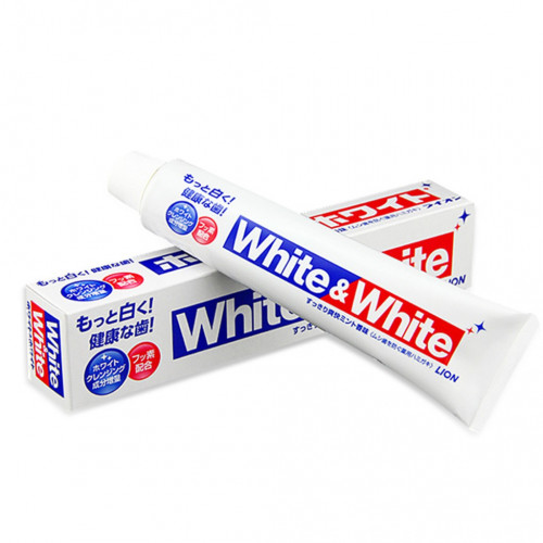 Lion White&White зубная паста отбеливающего действия 150г