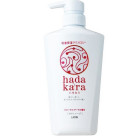 Lion Hadakara Moisturizing liquid body soap with a floral scent 500ml