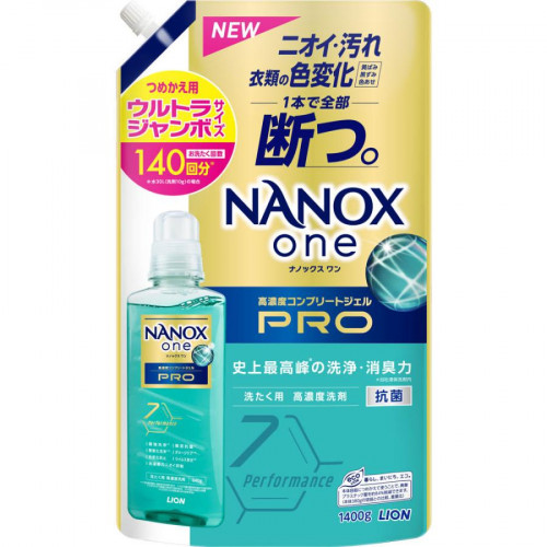 Lion Nanox One Pro Liquid detergent refill 1400g