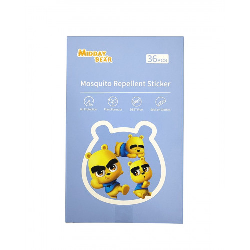 Midday Bear Mosquito repellent patches with essential oils 36pcs Midday Bear Mosquito repellent patches with essential oils 36pcs