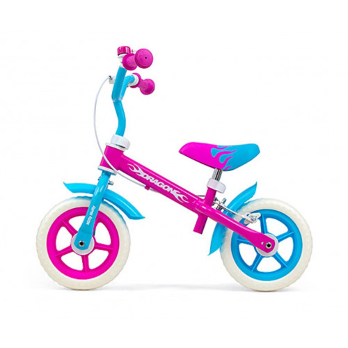 Milly Mally Dragon Детский велосипед - бегунок с металлической рамой и тормозом