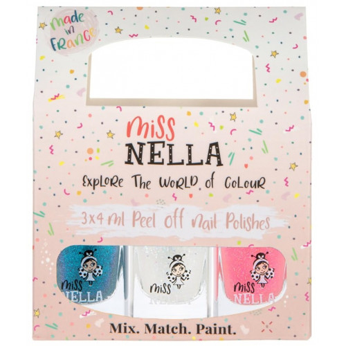 Miss Nella Набор из 3 лаков для ногтей
