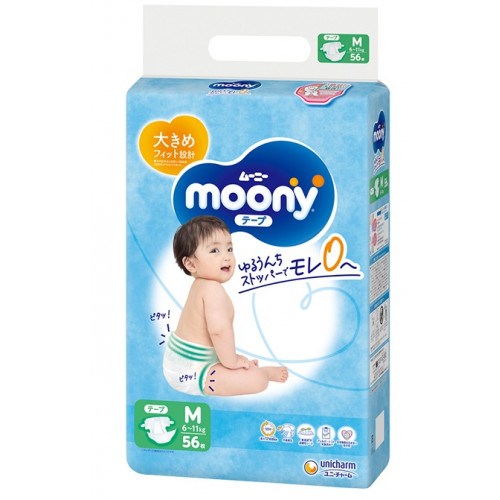 Moony Diapers M 6-11kg 56pcs
