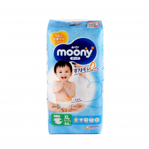 Diapers Moony XL 12-17kg 44pcs