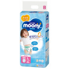 Moony Diapers-panties for girls PL 9-14kg 44pcs