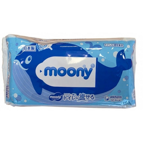 Moony Flushable wet wipes 54pcs Moony Flushable wet wipes 54pcs