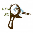 Navir 7020/X Magnifying lens