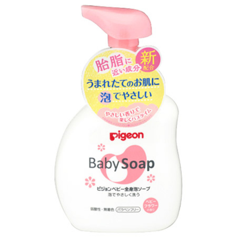 Pigeon Baby body foam flower soap 500ml Jappy Nappy