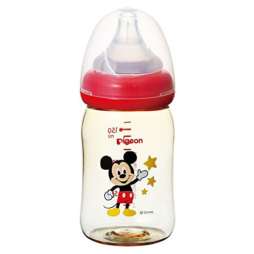Pigeon "Mickey Mouse" plastic bottle, 160ml 