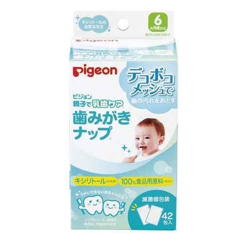 Pigeon baby milk tooth wet wipes 6month+ 42psc