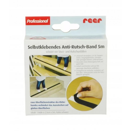 Reer 80135 Self adhesive anti slip band, 5 m.