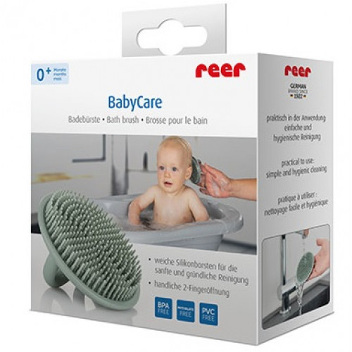 Reer 81083 Силиконовая детская щётка для ванны и массажа