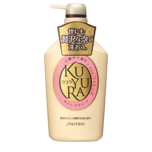 Shiseido "Kuyura" moist body soap with floral fragrance 550ml