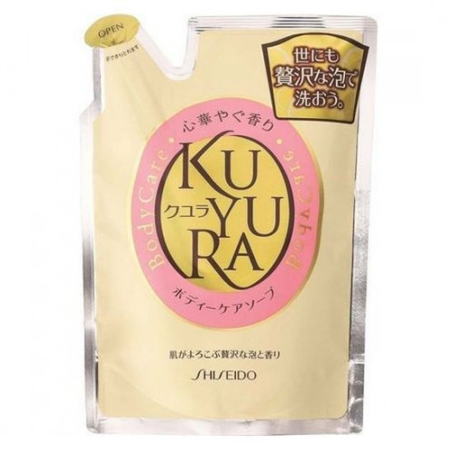 Shiseido Kuyura body care soap with floral aroma refill 400ml