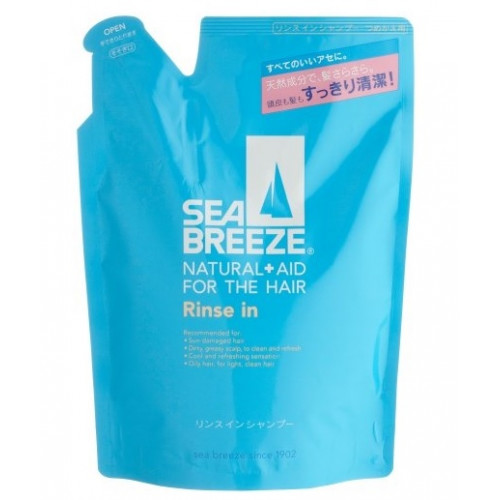 Shiseido Sea Breeze Shampoo and hair conditioner 2 in 1 from dandruff with menthol refill 400ml