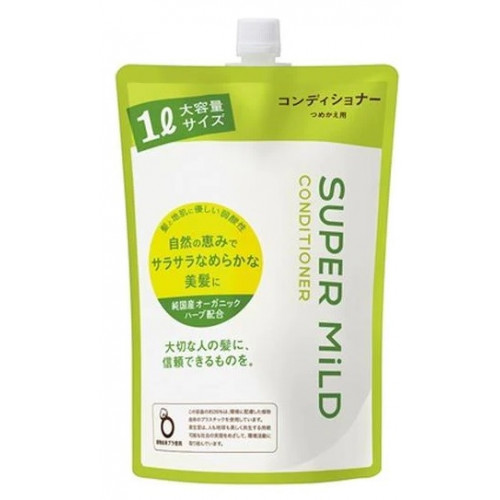 Shiseido Super Mild Кондиционер для волос с ароматом трав наполнитель 1000мл