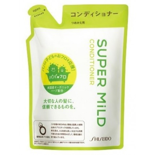 Shiseido Super Mild Hair conditioner with herbal scent refill 400ml