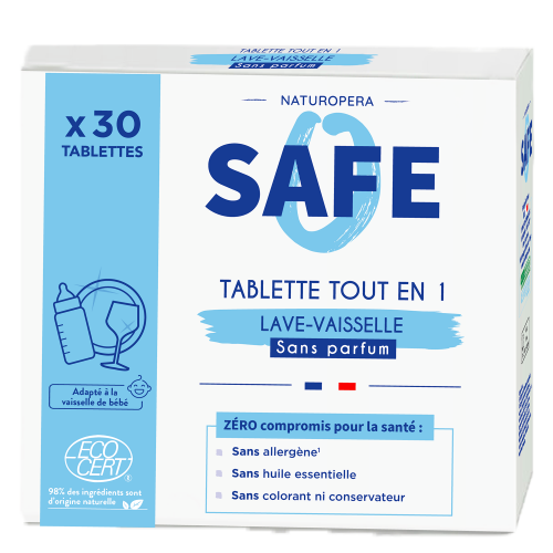 Safe 12 Dish washing tablets 3in1 30pcs