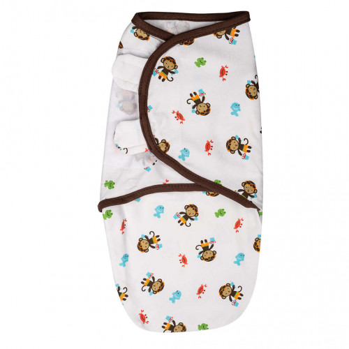 Summer Infant 524848 SwaddleMe Cotton swaddle for comfortable sleep from 3.2 kg to 6.4 kg