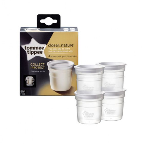 Tommee Tippee 42301041 Breast milk storage containers 4x60ml
