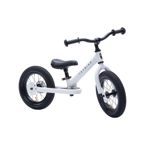Trybike TBS2WHT Детский велосипед - беговел с металлической рамой