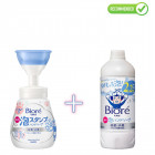 Biore U Antibacterial liquid hand soap 240ml + refill 430ml