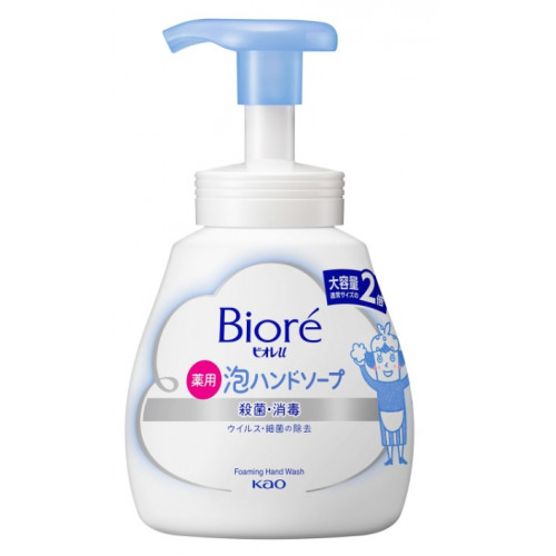 Biore U жидкое мыло-пенка для рук с антибактериальным эффектом с легким ароматом цитруса 500мл 