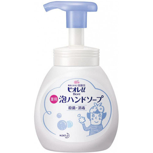 Biore U antibacterial liquid hand soap with a light citrus scent 250ml