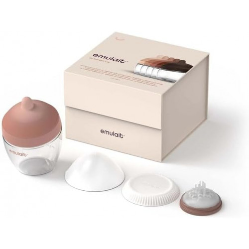 Emulait Shape 3 Glass baby bottle 240ml