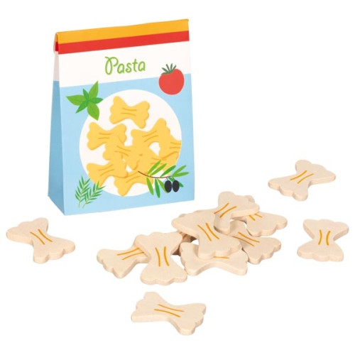 Goki 51435 Wooden pasta in cardboard packaging