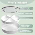 Inspire my play PLT31WHI Multi-functional sensory play container