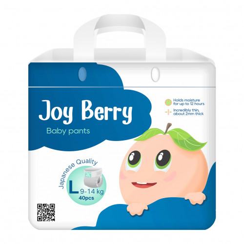 JoyBerry Diapers-panties PL 9–14kg 40pcs