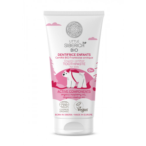 Little Siberica. Organic toothpaste for kids «Arсtic Raspberry» 60g