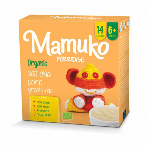MAMUKO Organic oat and corn porridge 240g
