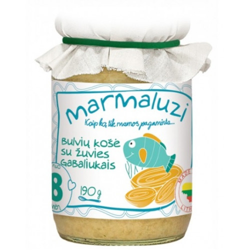 MARMALUZI puree with fish and mashed potatoes from 8 months 190g
