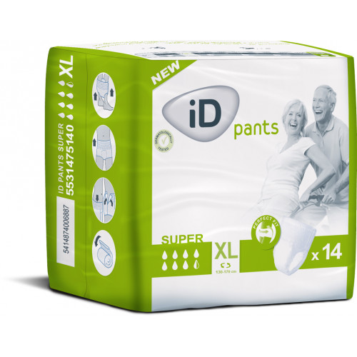 Adult diapers-panties iD pants XL 14pcs