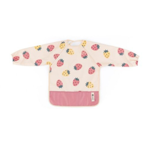 Petite&Mars Baby bib with long sleeves