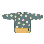 Petite&Mars Baby bib with long sleeves