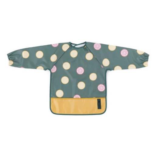 Petite&Mars Baby bib with long sleeves