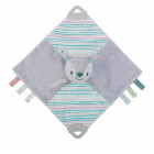 Petite&Mars Boby Cuddles blanket with rattle and teether