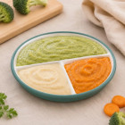Petite&Mars Ceramic plate with silicone sleeve