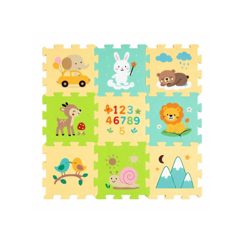Petite&Mars Puzzle play mat 90 × 90 cm