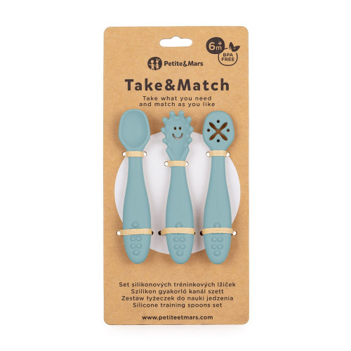 Petite&Mars silicone spoon set 3pcs