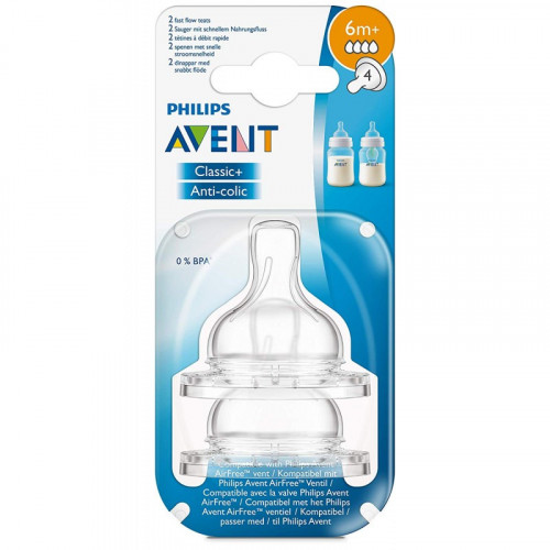 Philips Avent SCF634/27 Anti-colic feeding bottle silicone teat